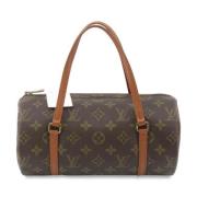 Louis Vuitton Vintage Pre-owned Canvas axelremsvskor Brown, Dam