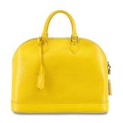 Louis Vuitton Vintage Pre-owned Laeder louis-vuitton-vskor Yellow, Dam