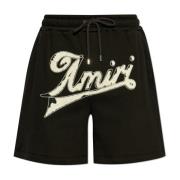 Amiri Logo shorts Black, Herr