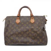 Louis Vuitton Vintage Pre-owned Tyg handvskor Brown, Dam