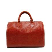 Louis Vuitton Vintage Pre-owned Tyg louis-vuitton-vskor Red, Dam