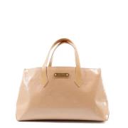 Louis Vuitton Vintage Pre-owned Tyg louis-vuitton-vskor Beige, Dam