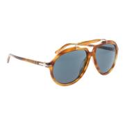 Persol Ikoniska solglasögon med enhetliga linser Brown, Unisex