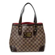 Louis Vuitton Vintage Pre-owned Canvas handvskor Brown, Dam