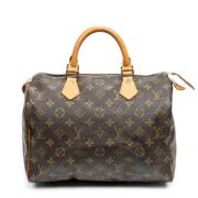 Louis Vuitton Vintage Pre-owned Canvas handvskor Brown, Dam