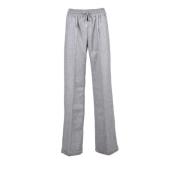 Kiton Lyxiga Cashmere Blandningsbyxor Gray, Dam