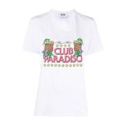 Msgm T-Shirts White, Dam