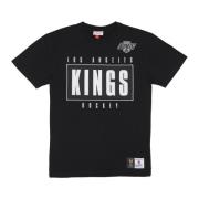 Mitchell & Ness Los Angeles Kings Logo Tee Black, Herr