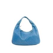 Bottega Veneta Vintage Pre-owned Laeder handvskor Blue, Dam