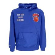 Mitchell & Ness NBA Lag Vintage Logo Fleece Hoodie Blue, Herr