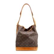 Louis Vuitton Vintage Pre-owned Canvas axelremsvskor Brown, Dam