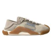 Dolce & Gabbana Stiliga Lace Up Sneakers Beige, Herr