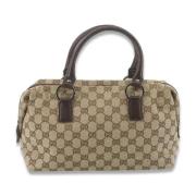 Gucci Vintage Pre-owned Canvas gucci-vskor Brown, Dam