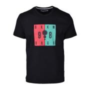 Bikkembergs Stilfull Bomull T-shirt Kollektion Black, Herr