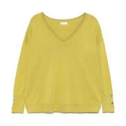 Liu Jo Stiliga Sweaters Kollektion Green, Dam