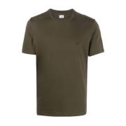 C.p. Company Grön Grafisk Tryck Bomull T-shirt Green, Herr