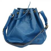 Louis Vuitton Vintage Pre-owned Tyg axelremsvskor Blue, Dam