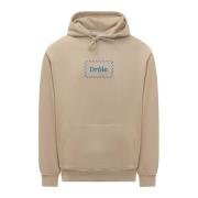 Drole de Monsieur Rolig Hoodie Beige, Herr