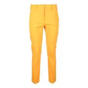 Liviana Conti Elegant Viskosblandningsbyxor Yellow, Dam