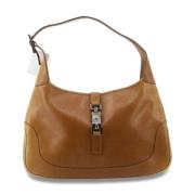 Gucci Vintage Pre-owned Laeder axelremsvskor Brown, Dam