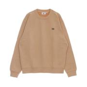 Obey Tidlös Lättvikts Crewneck Sweatshirt med Kanintass Brown, Herr