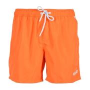 Replay Boxer Mare Badshorts Polyester Orange, Herr