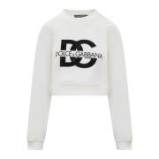 Dolce & Gabbana Crewneck Sweatshirt White, Dam