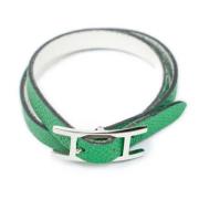 Hermès Vintage Pre-owned Laeder armband Green, Dam