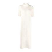 Jil Sander Elegant Beige Maxi Klänning Beige, Dam