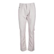 Hugo Boss Bomullsblandning Stretch Byxor Beige, Herr