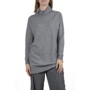 Manila Grace Kort Klänning Aw24 Gray, Dam