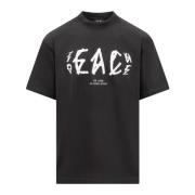 44 Label Group Peace Tee Jersey - Snygg Herr T-shirt Black, Herr