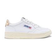 Autry Vintage-inspirerade lädersneakers White, Dam