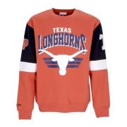 Mitchell & Ness Texas Longhorns Basketlag Crewneck Sweatshirt Brown, H...