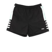 Fila Vävda Shorts Svart/Grön/Vit Lätt Elastisk Multicolor, Herr