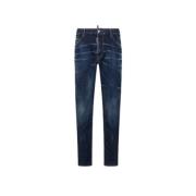 Dsquared2 Slim Fit Navy Blue Jeans Blue, Herr