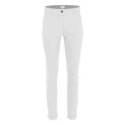 DNM Pure Stiliga Chino Byxor Off White White, Dam