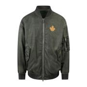 Dsquared2 Bomber Jackets Green, Herr