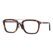 Persol Stiliga Glasögon i Brun Färg Brown, Unisex