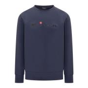 Kiton Sweatshirts Blue, Herr