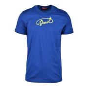 Diesel Bomull T-shirt Blue, Herr