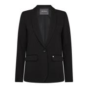 MOS Mosh Klassisk Vienna Blazer i Svart Black, Dam