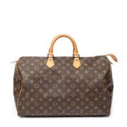 Louis Vuitton Vintage Pre-owned Canvas handvskor Brown, Dam