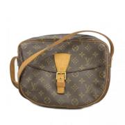 Louis Vuitton Vintage Pre-owned Tyg axelremsvskor Brown, Dam