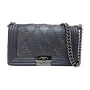 Chanel Vintage Pre-owned Laeder chanel-vskor Gray, Dam