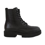 Armani Exchange Svarta ankelboots för män Black, Dam