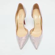 Christian Louboutin Pre-owned Pre-owned Laeder klackskor Gray, Dam