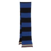 Paul Smith Randig lammullsscarf Blue, Herr