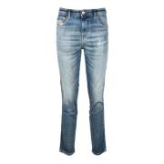 Diesel Slim-fit Jeans Blue, Dam