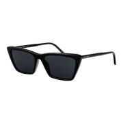 Saint Laurent Mica Thin Solglasögon Black, Dam